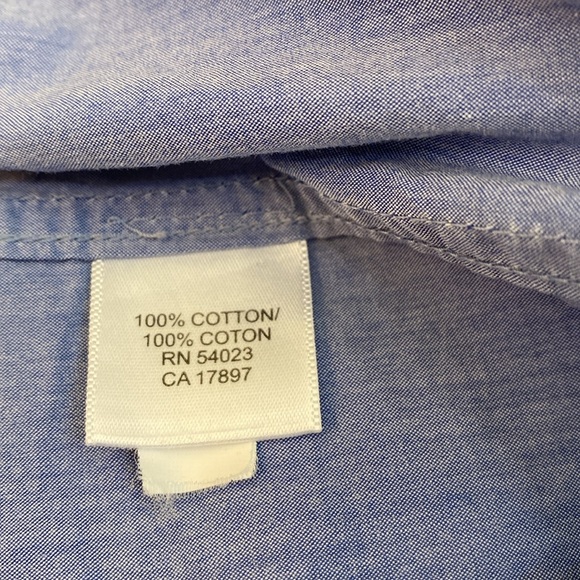 BANANA REPUBLIC DRESS SHIRT Size M - Picture 5 of 7